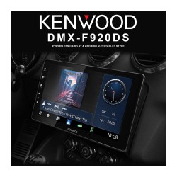 Auto-Rádio KENWOOD DMX-F920DS 9" HD CarPlay Android Auto DAB+