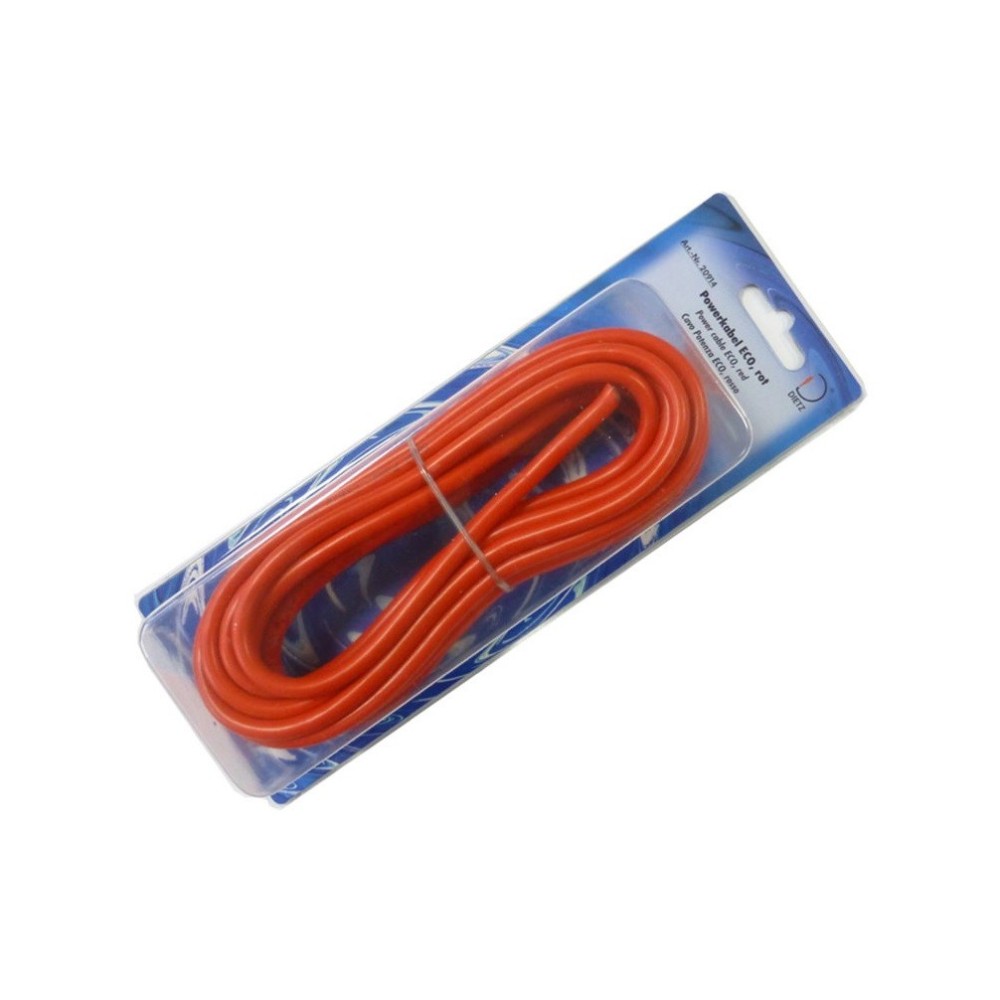 Cabo de Alimentação Vermelho 6 mm² 5 m para Amplificador Auto