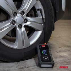 Booster AMiO 4 em 1 12 V com Compressor 10 bar