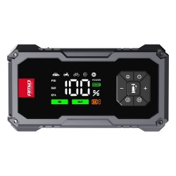 Booster AMiO 4 em 1 12 V com Compressor 10 bar
