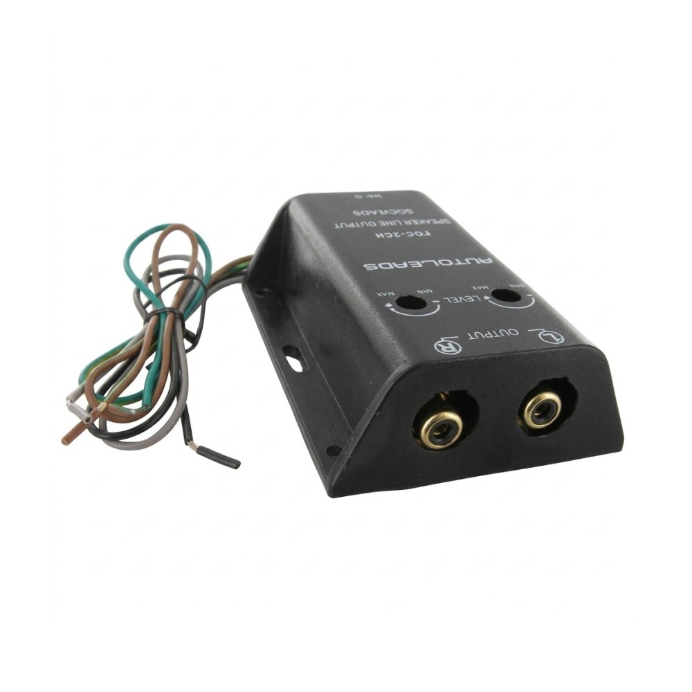 Adaptador de Som Alta para Baixa Impedância 2 Canais RCA
