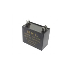 Condensador Retangular 7 µF 450V 4 Terminais Universal