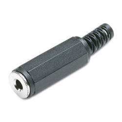 FICHA JACK 3.5 STEREO FEMEA EXTENSAO PLASTICO