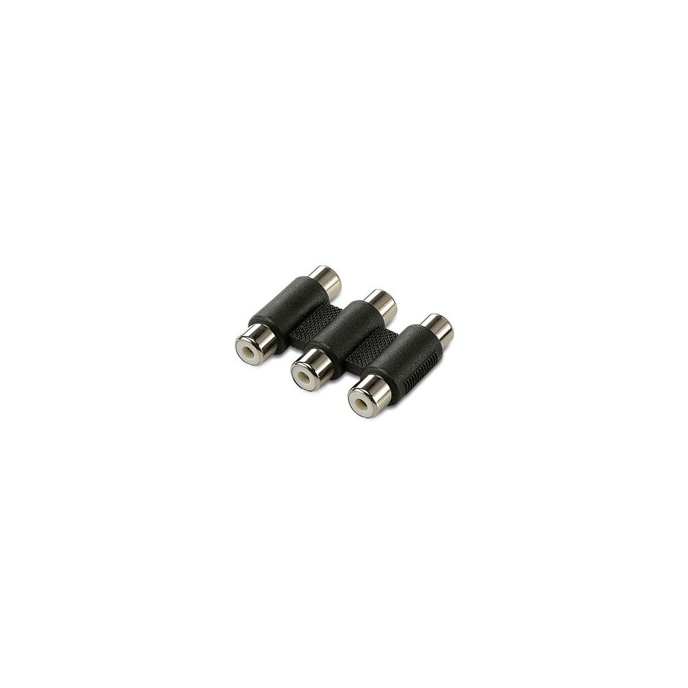 FICHA ADAPT/ 3 RCA F/F DOURADA FICHA ADAPT/ 3 RCA F/F DOURADA