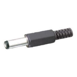 FICHA DC 2.5  MACHO EXTENSAO 2.5X5X14mm